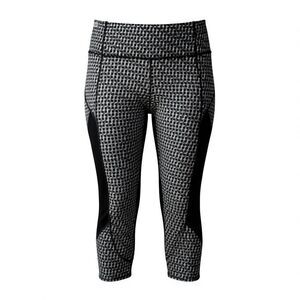 Legging Athleta Chaturanga Jacquard Gris - Taille S - Haute Taille - Tissu Respirant - Neuf Avec étiquettes